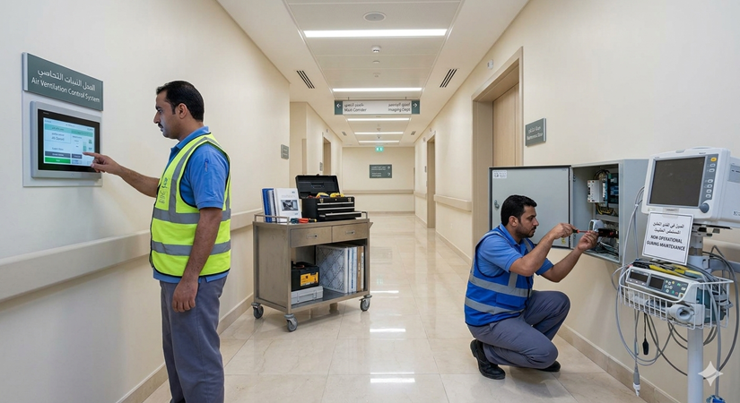 صيانة وتطوير المشافي والمنشآت الطبية