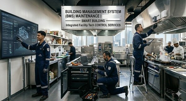 صيانة أنظمة إدارة المباني BMS بالرياض, حلول التحكم والتشغيل الذكي